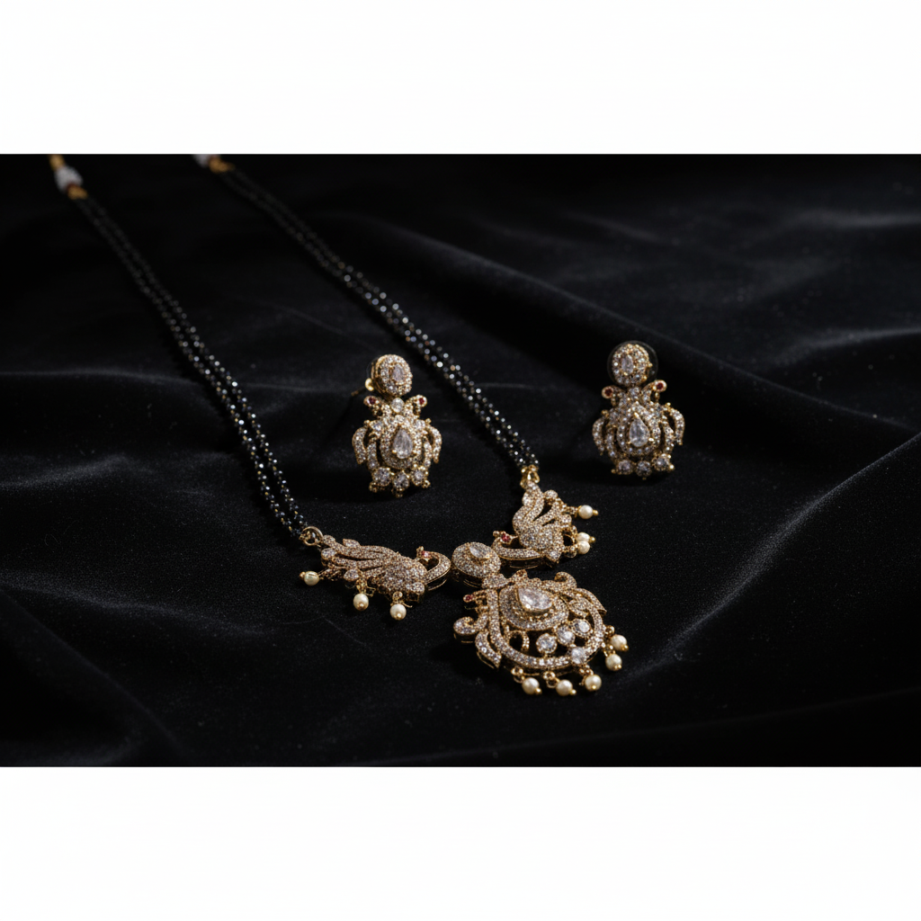 Royal Emerald Style Necklace for Women – Designer Gold Plated Statement Jewelry with Green Stone Look for Wedding & Festive Wear
