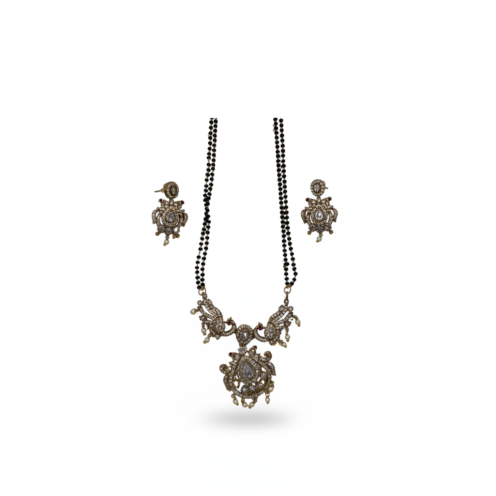 Royal Emerald Style Necklace for Women – Designer Gold Plated Statement Jewelry with Green Stone Look for Wedding & Festive Wear