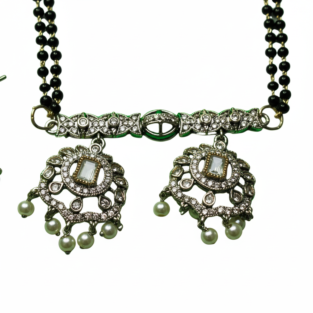 Elegant Turquoise Pearl Drop Earrings