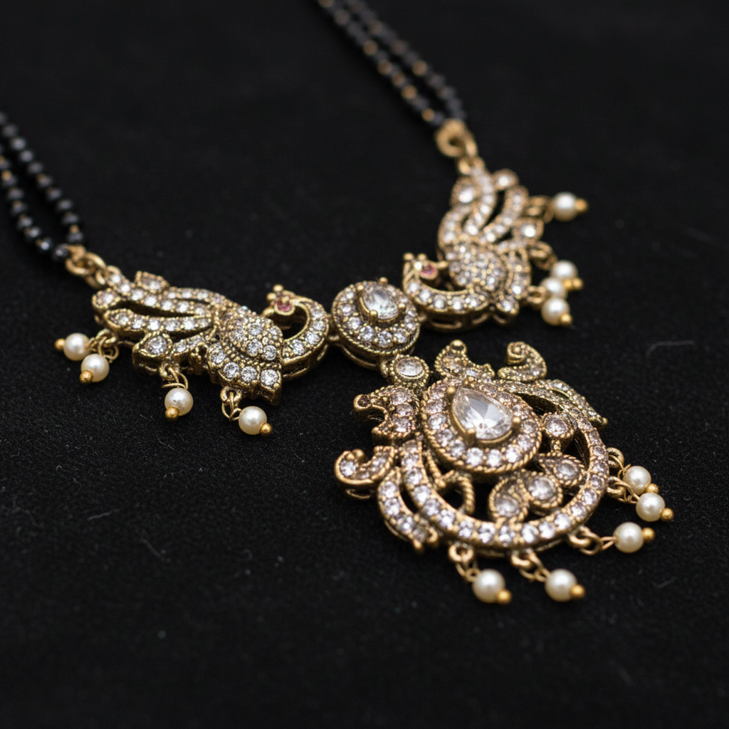 Royal Emerald Style Necklace for Women – Designer Gold Plated Statement Jewelry with Green Stone Look for Wedding & Festive Wear