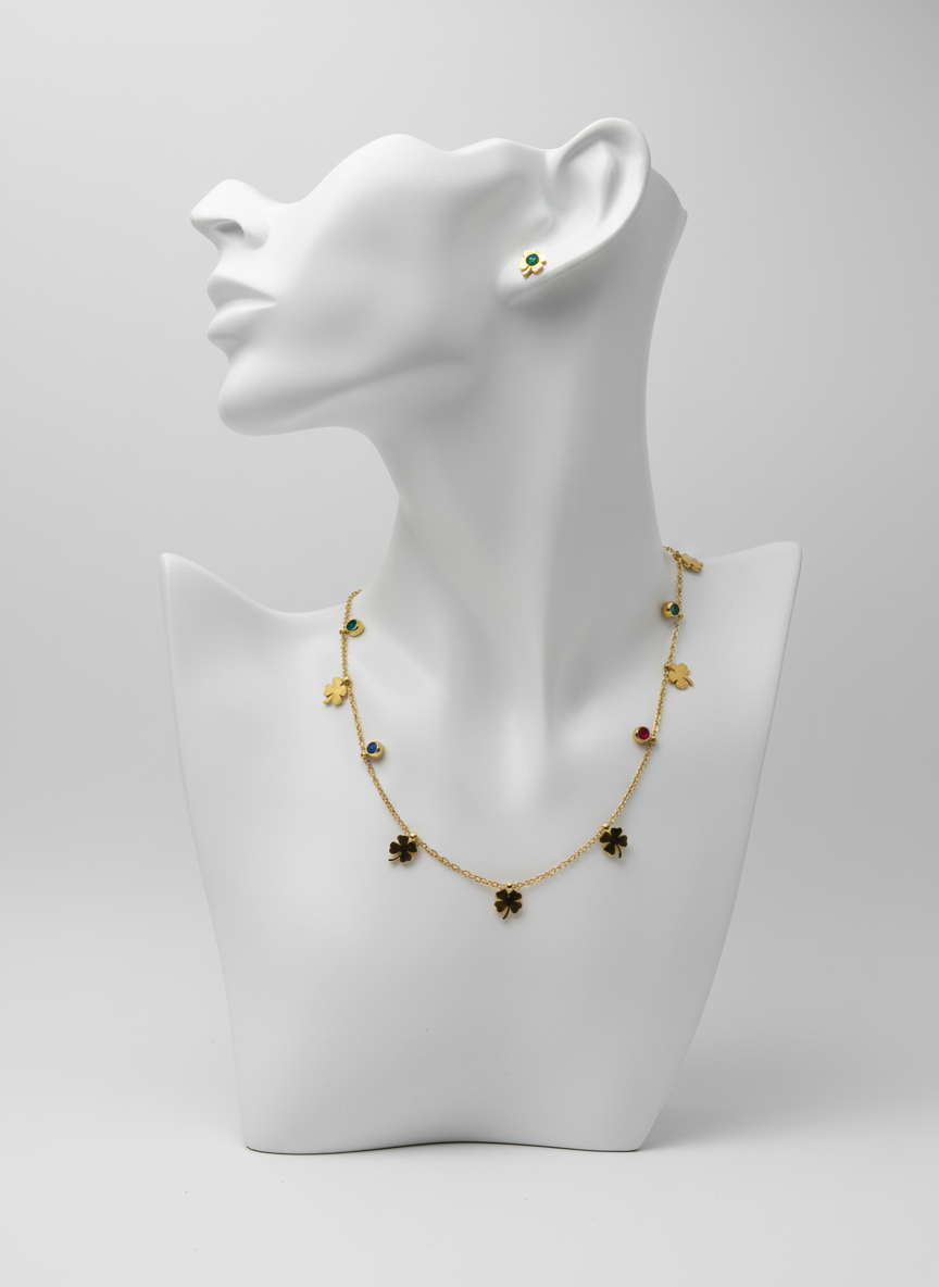 Modern Geometric Necklace for Women – Trendy Silver Tone Chain with Abstract Pendant for Office Wear, Casual Styling & Minimal Look