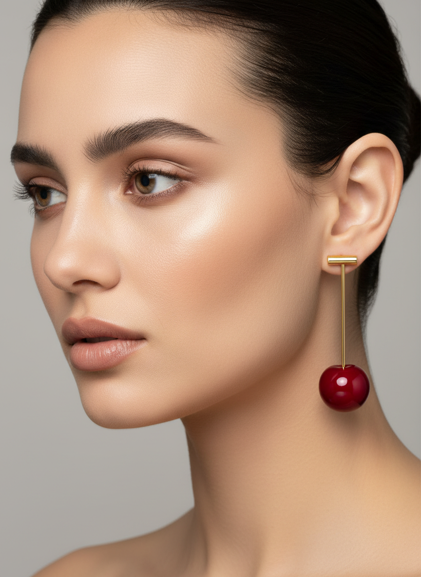 Layered Chain Earrings for Women – Trendy Gold Tone Statement Jewelry for Night Out & Party