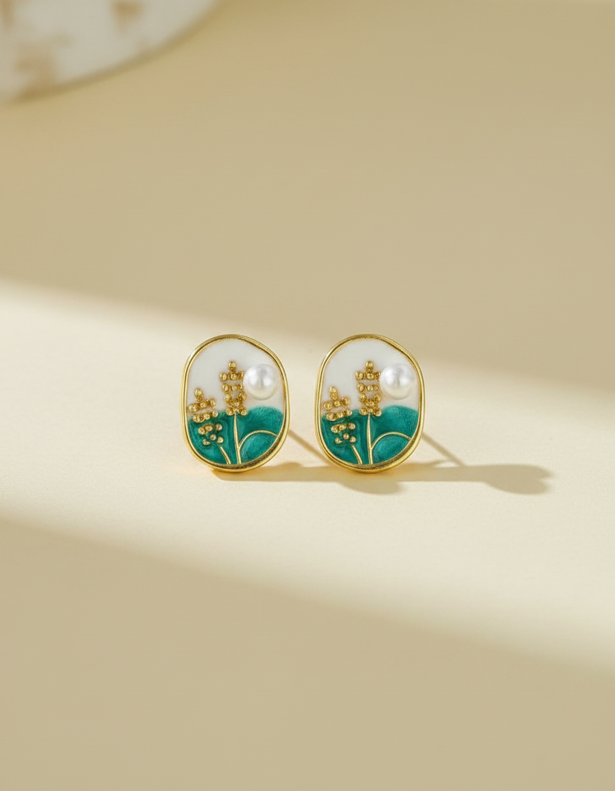 Luxury Crystal Stud Earrings for Women – Premium Sparkling Stone Fashion Jewelry for Party Wear & Evening Look