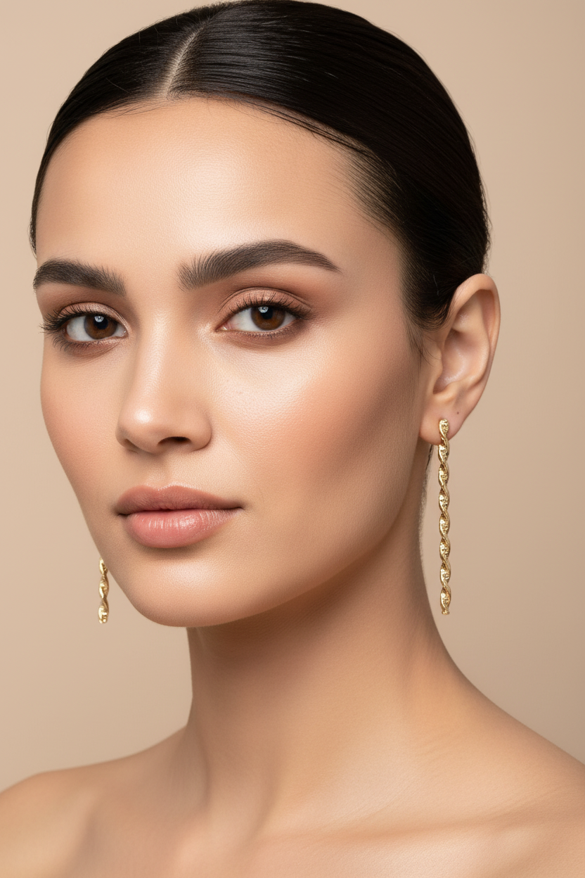 Minimal Hoop Earrings for Women – Stylish Gold Plated Modern Jewelry for Daily Wear & Casual Look