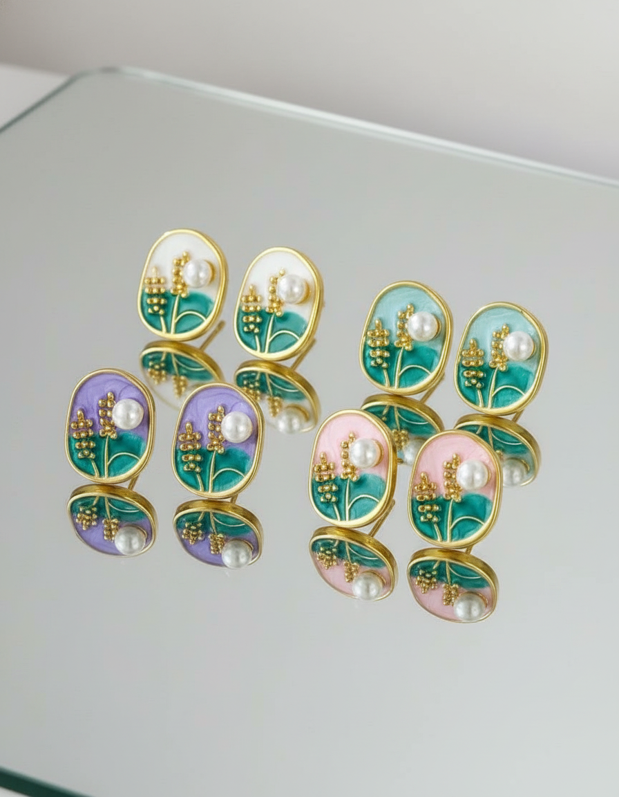 Luxury Crystal Stud Earrings for Women – Premium Sparkling Stone Fashion Jewelry for Party Wear & Evening Look