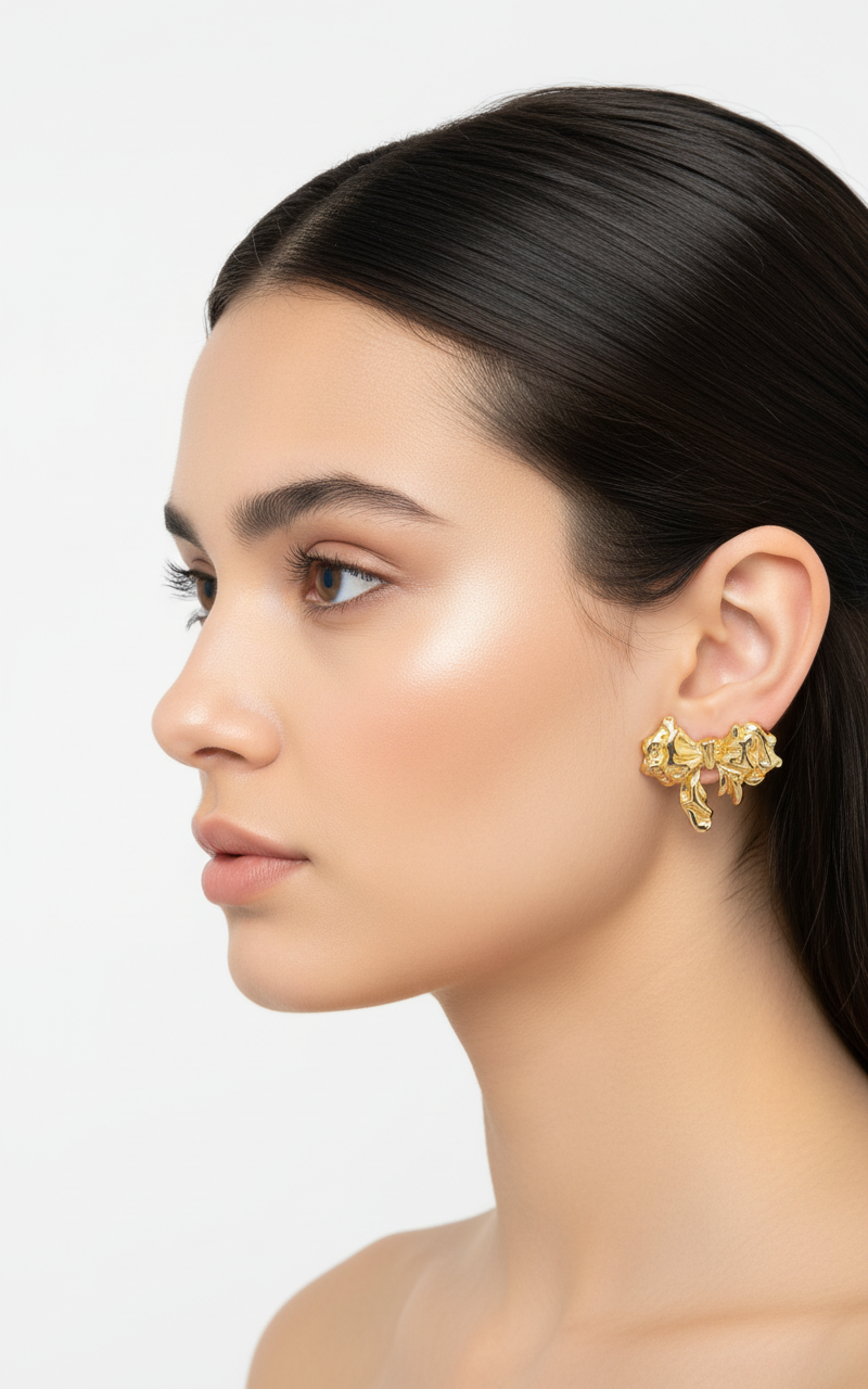 Classic Pearl Stud Earrings for Women – Elegant Office Wear Jewelry for Everyday Styling