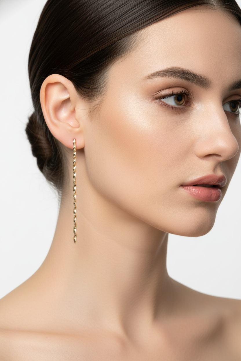 Minimal Hoop Earrings for Women – Stylish Gold Plated Modern Jewelry for Daily Wear & Casual Look